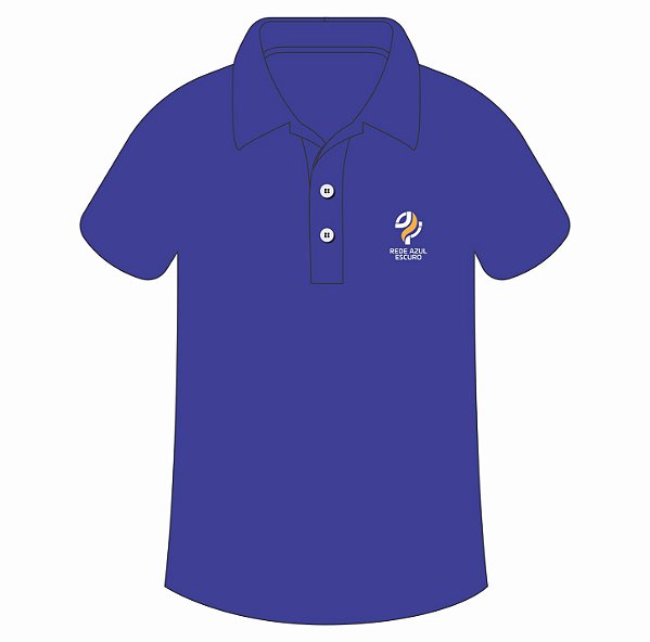 Camisa Polo Rede Azul Escuro