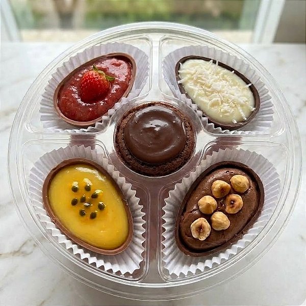 Embalagem Plástica c/4 divisórias G540 c/10 unidades