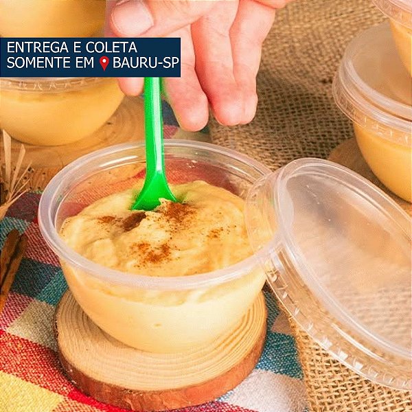 Pote Plástico Bowl com Tampa c/20 unidades