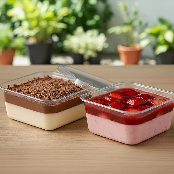 Pote Quadrado 150ml c/20un