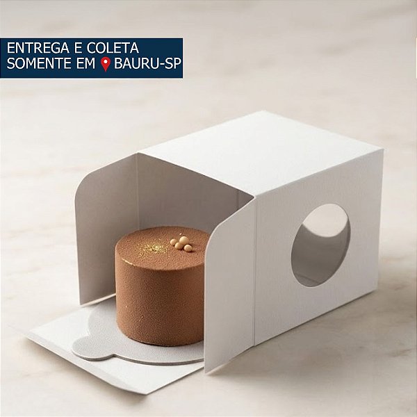 Caixa Mini Bolo c/visor
