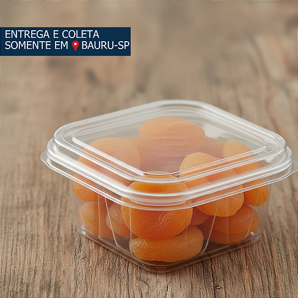 Embalagem Plástica Quadrada F732 350ml c/lacre