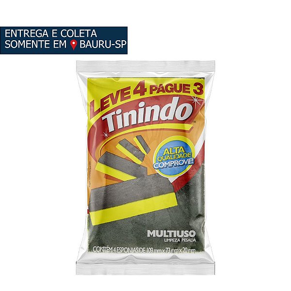 Esponja Dupla Face c/4 unidades