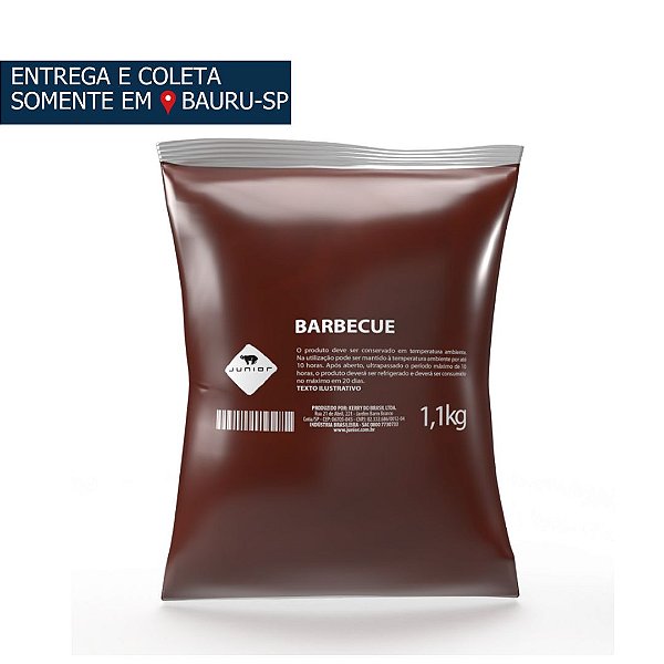 Molho Barbecue Junior Bag c/1,1kg