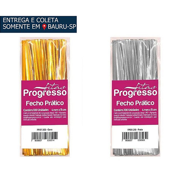 Fecho Metálico c/100 unidades