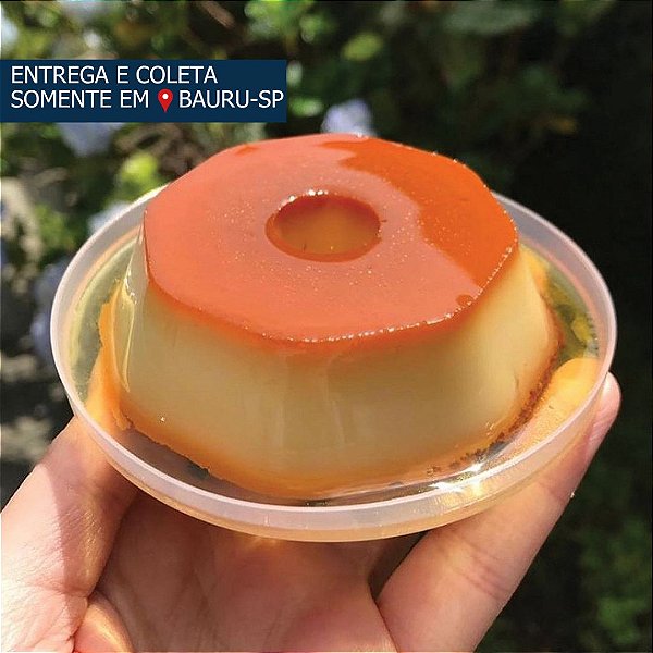 Embalagem Forneável Pudim 80ml com Tampa c/20 unidades