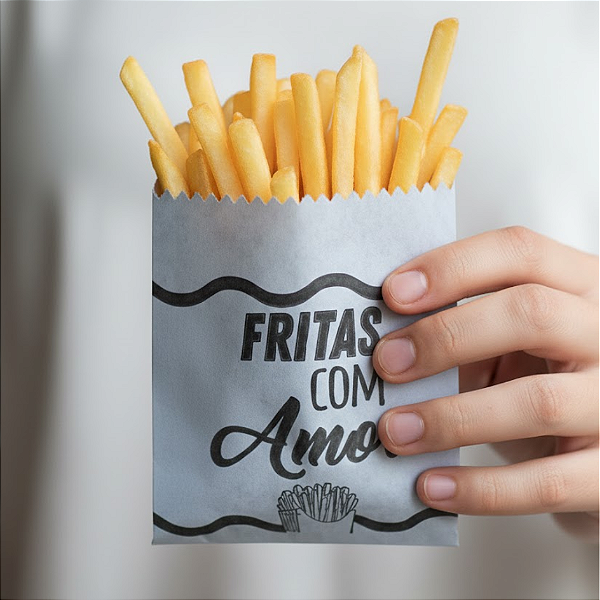Saco de Papel Batata Frita c/500un