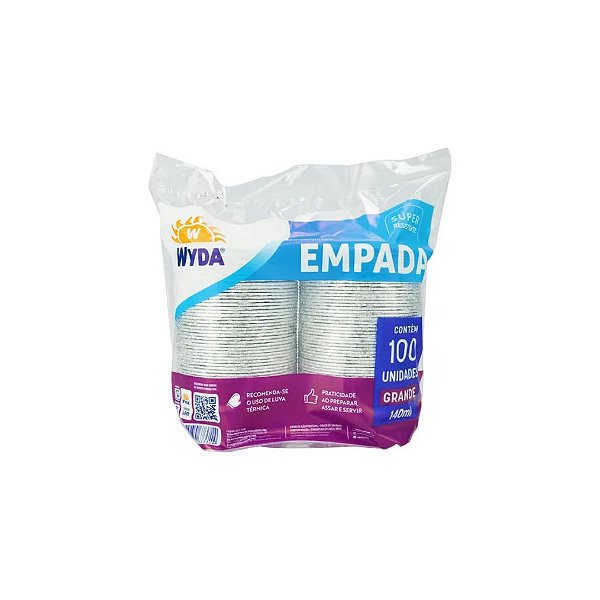 Forma Descartável para Empada 140ml  c/100 unidades
