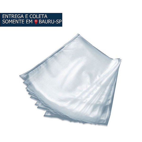 Saco Plástico à Vácuo c/100 unidades