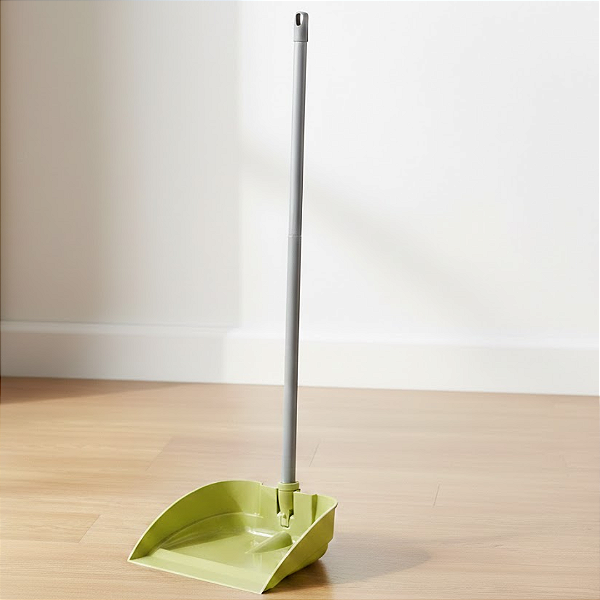 Pá Lixo Plástica c/ cabo longo