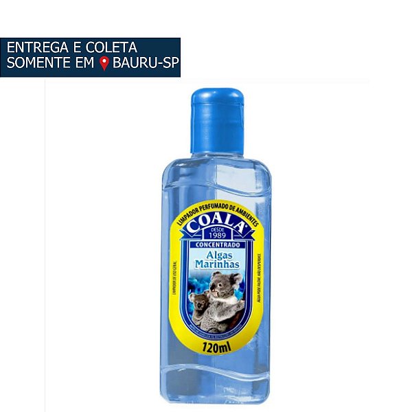 Coala Essências - Limpador Perfumado de Ambientes Algas Marinhas c/120 ml