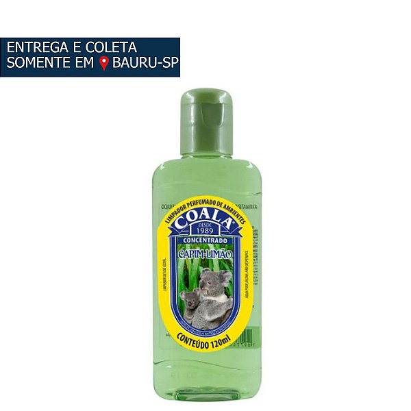 Coala Essências - Limpador Perfumado de Ambientes Capim-Limão c/120 ml