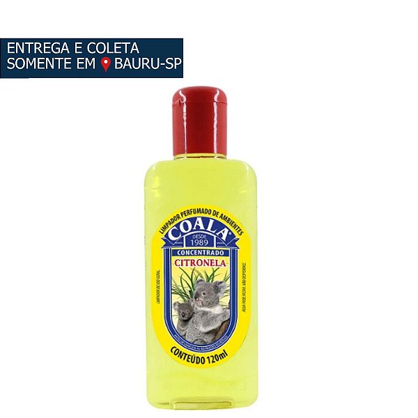 Coala Essências - Limpador Perfumado de Ambientes Citronela c/120 ml