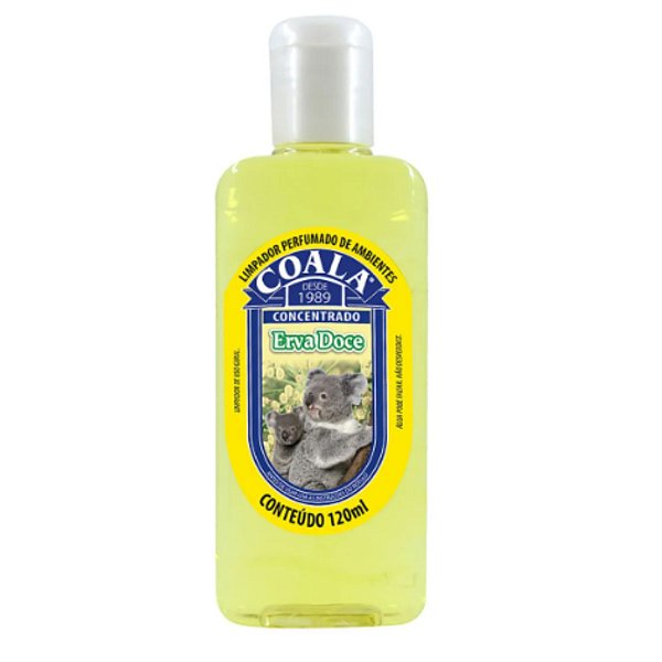 Coala Essências - Limpador Perfumado de Ambientes Erva Doce 120 ml