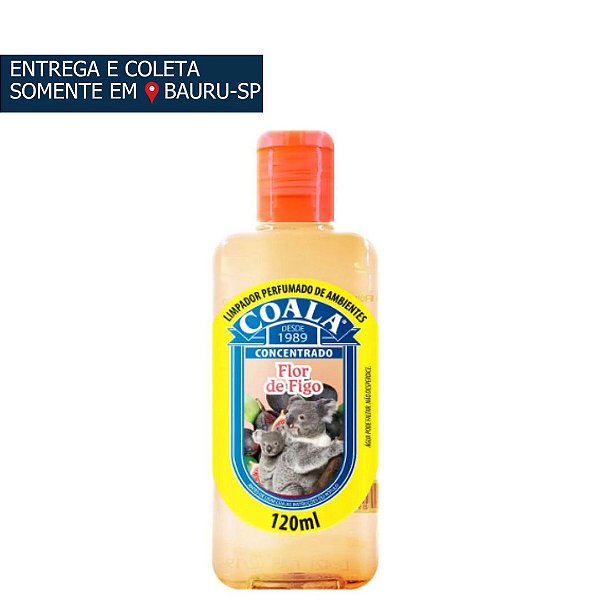 Coala Essências - Limpador Perfumado de Ambientes Flor de Figo c/120 ml
