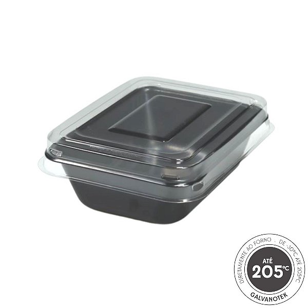 Embalagem Forneável com tampa G206 500ml c/100 unidades