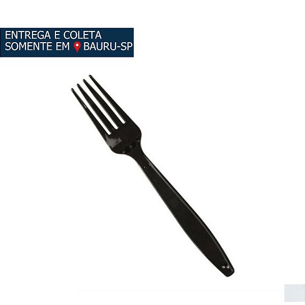 Garfo Master Preto c/50 unidades