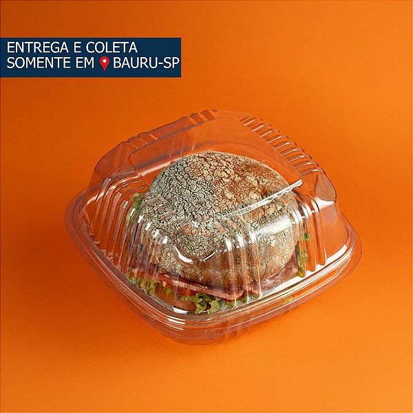 Embalagem Plástica para Hamburger GA12