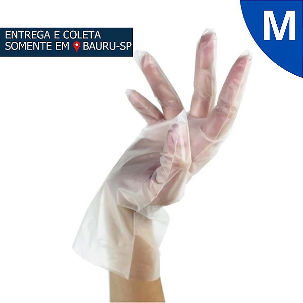 Luva VINISOFT Tamanho M c/100 unidades