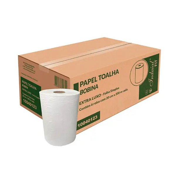 Papel Toalha Bobina 200 metros
