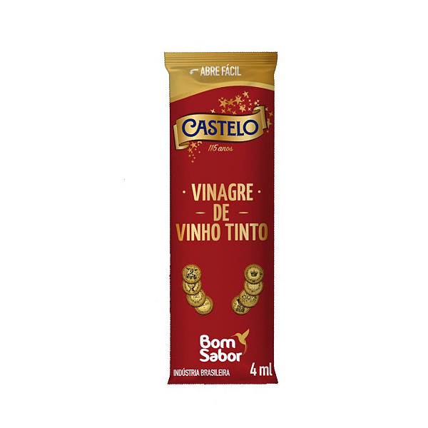 Vinagre em Sachê  Bom Sabor c/200 unidades