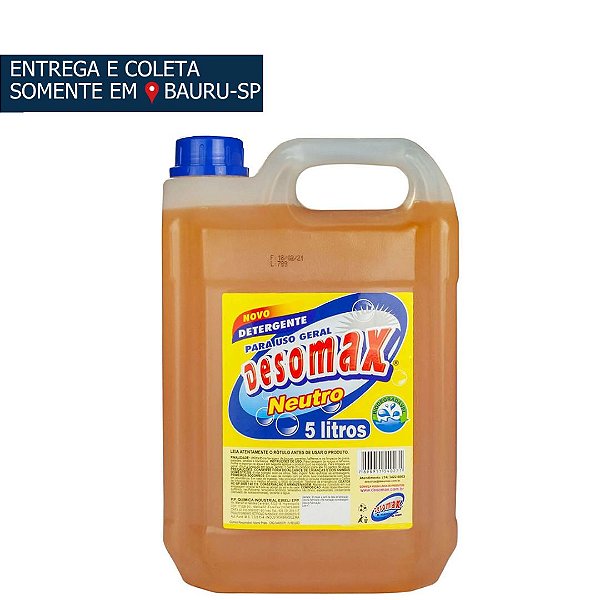 Detergente Neutro 5L Desomax