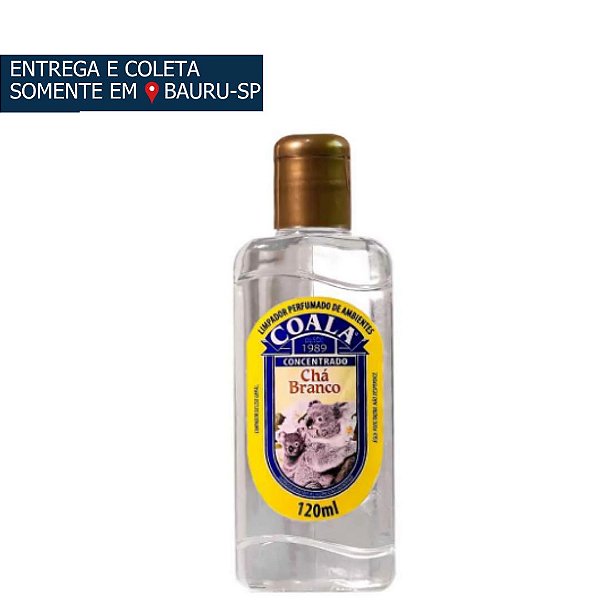 Coala Essências - Limpador Perfumado de Ambientes Chá Branco c/120 ml