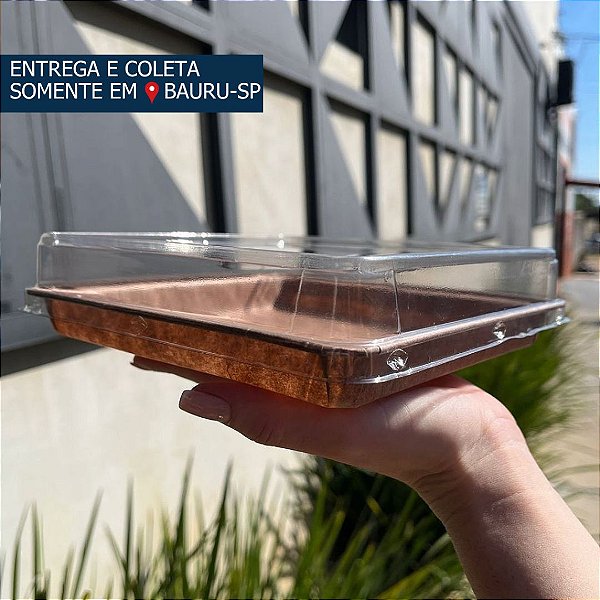 Forma PIE Forneável Quadradra Grande c/5 unidades