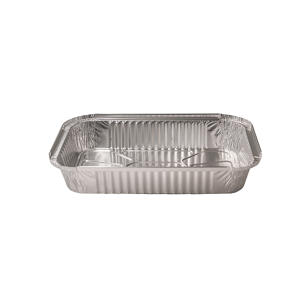 Bandeja em Alumínio c/tampa papel 1150ml c/100un - DARNEL