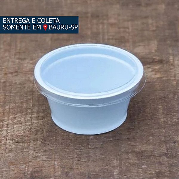 Pote p/ molho 30ml c/700 unidades G695 Branca