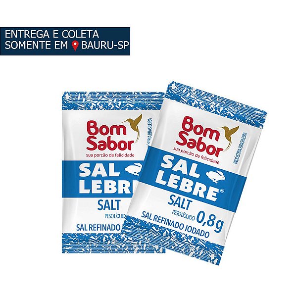 Sal em Sachê Bom Sabor c/2000 unidades