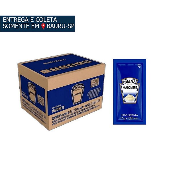 Maionese Sachê Heinz c/144 unidades