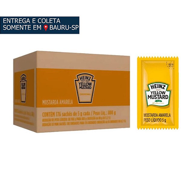 Mostarda Sachê Heinz c/144 unidades