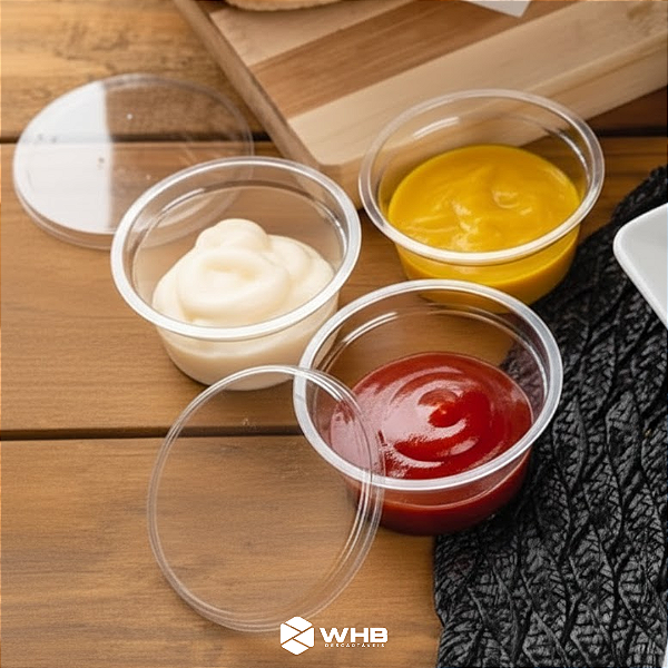 Pote p/ molho 30ml c/700 unidades G695 Cristal