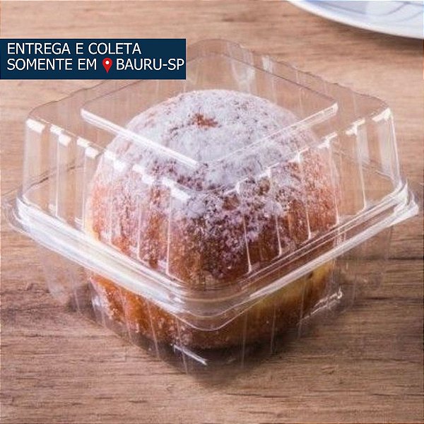 Embalagem para Doce Quadrado Tampa Alta G658 c/150 unidades