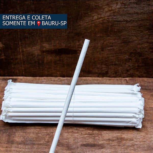 Canudos de Papel c/100 unidades