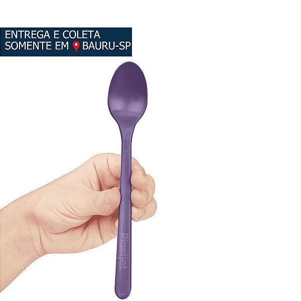 Colher Forte Açaí 16cm c/500 unidades