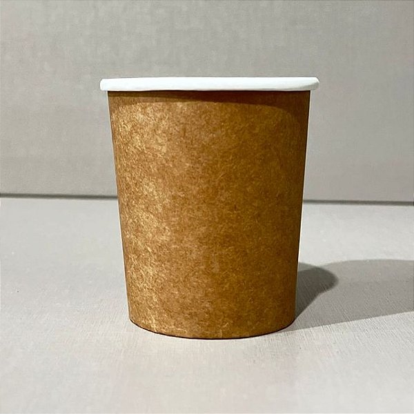 Copo Papel Kraft 180ml c/50 unidades