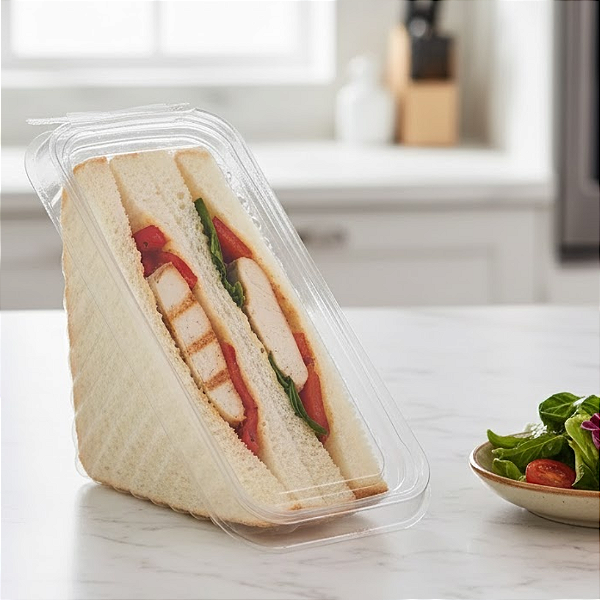 Embalagem Plástica Sanduíche G565 c/100 unidades