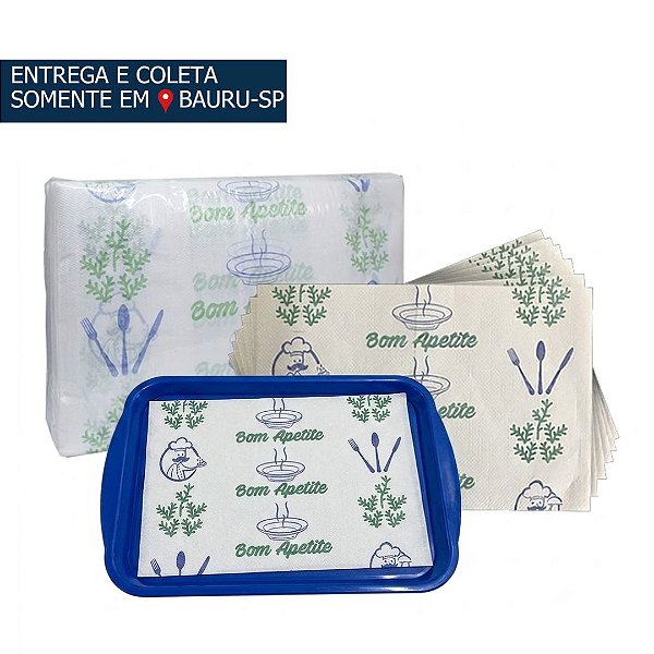 Toalha Americana Impressa Descartável Pluma c/500 unidades
