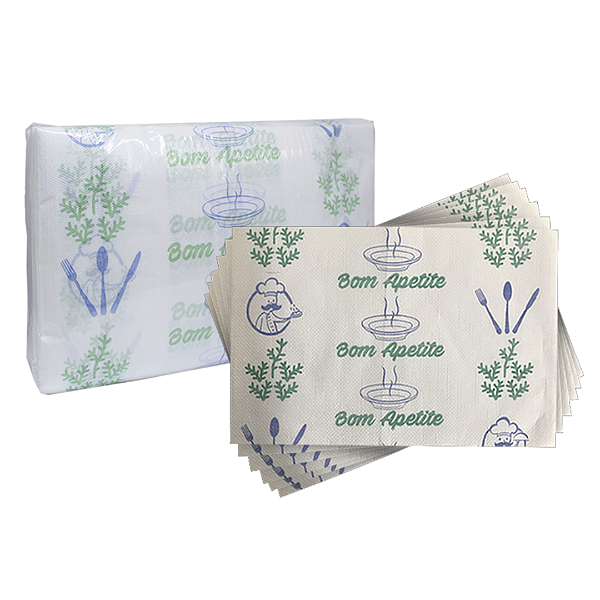 Toalha Americana Impressa Descartável Pluma c/500 unidades