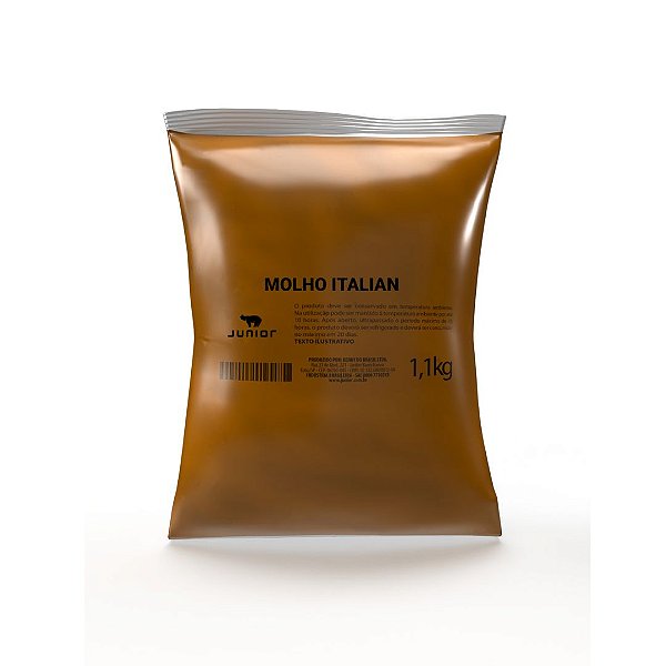 Molho Italiano Junior Bag c/1,1kg