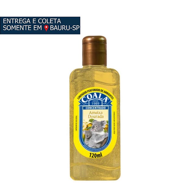 Coala Essências - Limpador Perfumado de Ambientes Ameixa Dourada c/120 ml