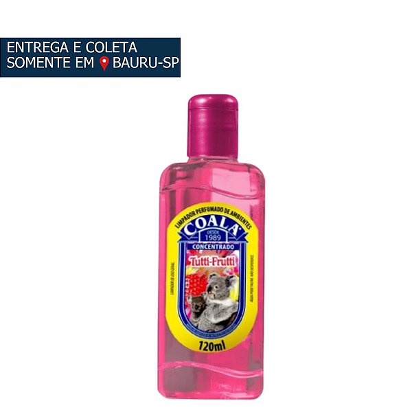 Coala Essências - Limpador Perfumado de Ambientes Tutti Frutti c/120ml