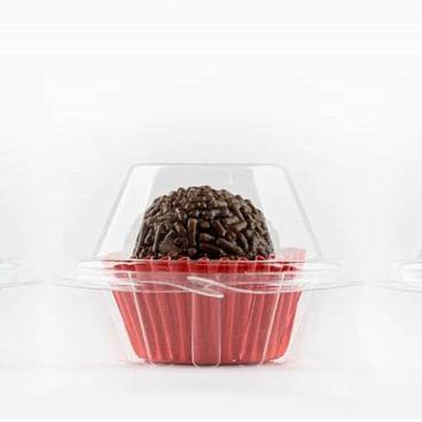 Embalagem p/ brigadeiro individual c/50 unidades