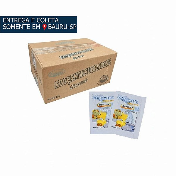 Adoçante Sachê Degust Sucralose 4mg c/1000 unidades