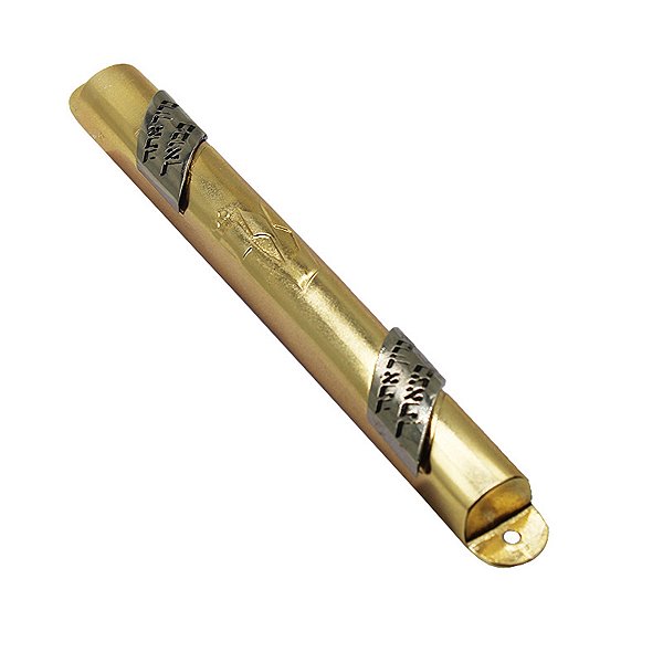 Mezuzah Dourado Benção