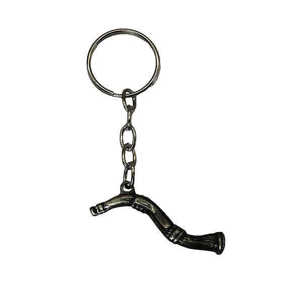 Chaveiro Shofar em Metal Envelhecido