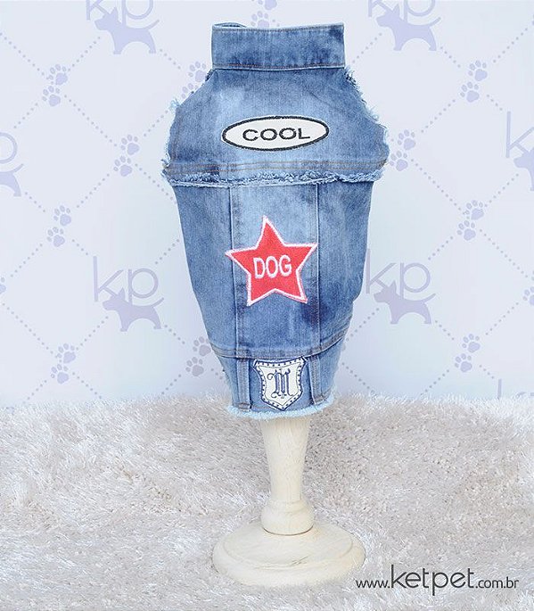 Colete Jeans Cool Dog Maristela