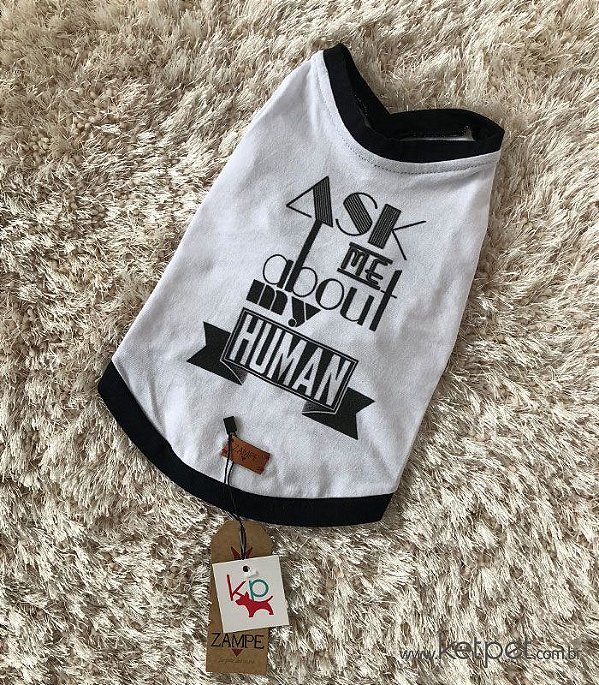 T-Shirt Ask Me Zampe
